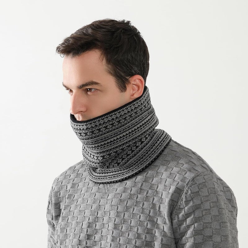 NovForth Winter Neck Warmer Men Ski, Neck Gaiter Face Scarf Women, Fleece Scarf for Men Gaiter Mask, Thick Windproof Scarves - Image 4