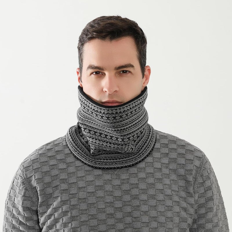NovForth Winter Neck Warmer Men Ski, Neck Gaiter Face Scarf Women, Fleece Scarf for Men Gaiter Mask, Thick Windproof Scarves - Image 2
