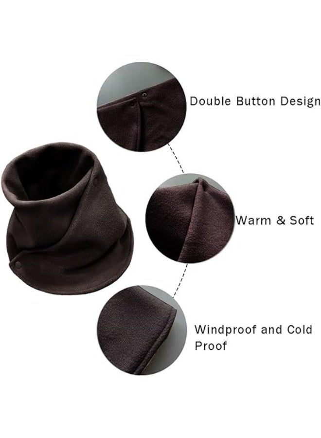 2 Pcs Winter Neck Warmer Gaiter Women Fleece Windproof Warm Face Scarf Cover Ski Mask for Cold Weather - Image 5