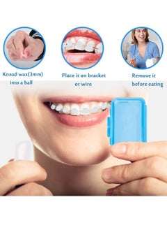 SYOSI Braces Wax for Teeth 6 Pack Dental Care Orthodontic Wax for Braces Wearer (6 Pack, Colorful)  - Image 3