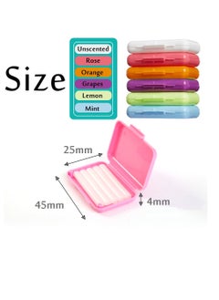 SYOSI Braces Wax for Teeth 6 Pack Dental Care Orthodontic Wax for Braces Wearer (6 Pack, Colorful)  - Image 4