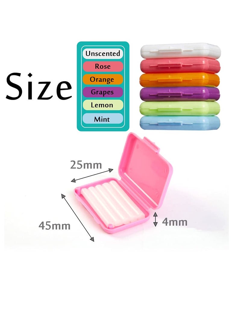 SYOSI Braces Wax for Teeth 6 Pack Dental Care Orthodontic Wax for Braces Wearer (6 Pack, Colorful)  - Image 4