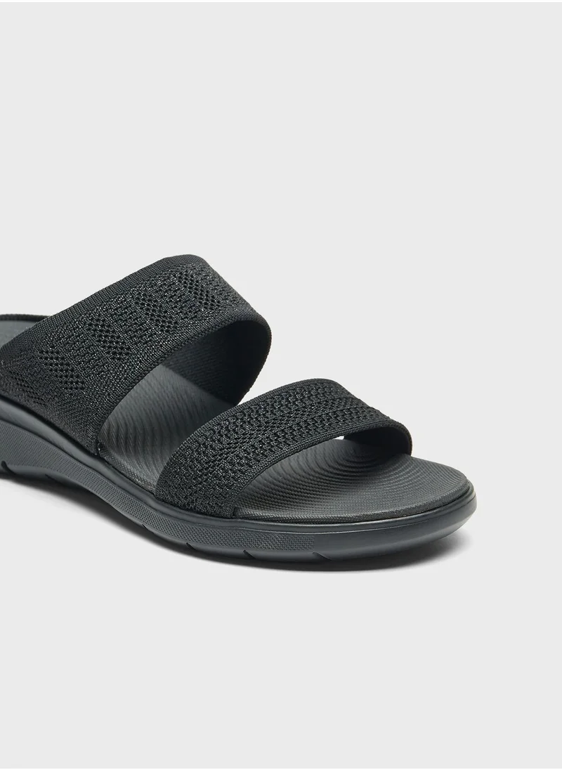 shoexpress Double Strap Wedge Sandals