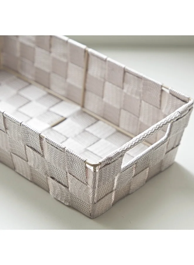 Home Box Strap Basket 32 x 8.5 x 16.5 cm