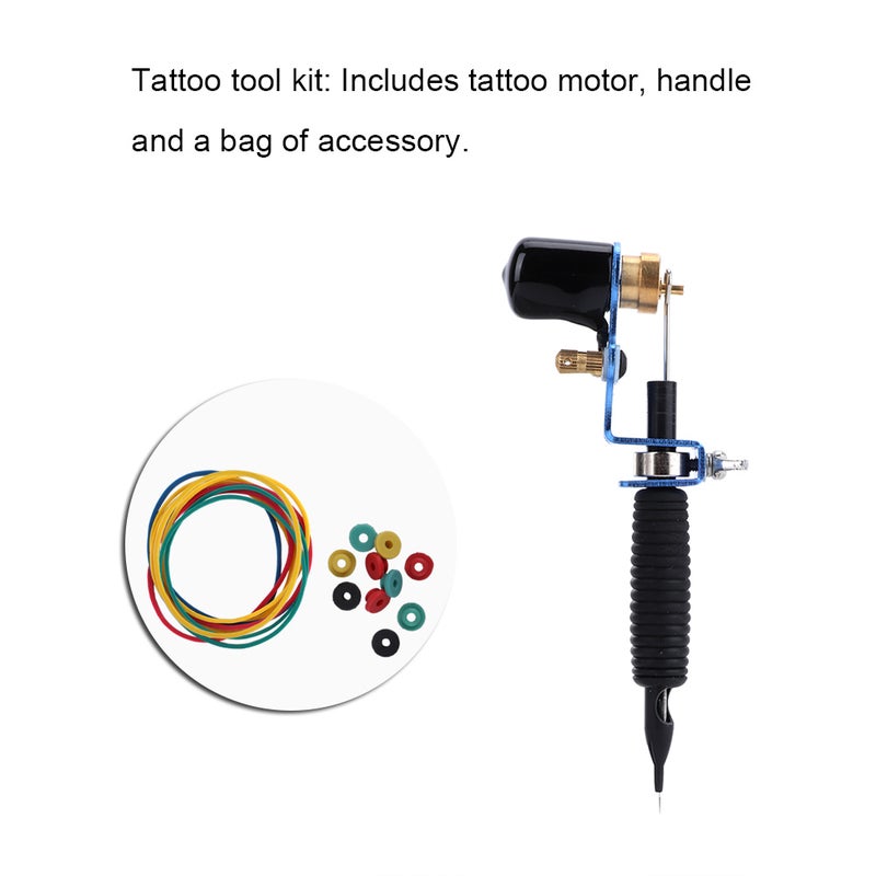 Tattoo Kit Tattoo Machine Strong Motor Gun Handle Cartridge Needles Makeup Tool - Image 3