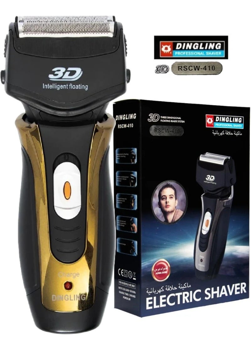 دينجلينج RSCW-410 ماكينة حلاقة احترافية كهربائية بجودة عالية مقاومة للماء للتنعيم والتشذيب للاستخدام الجاف والرطب - Image 1