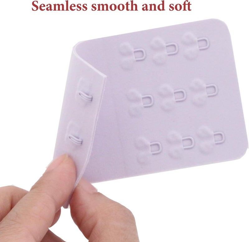 SAMGU Store Women's Bra Extenders 2 Hook / 3 Hook / 4 Hook / 5 Hook / 6 Hook, Soft Stretchy Back Bra Extension Strap - Image 5