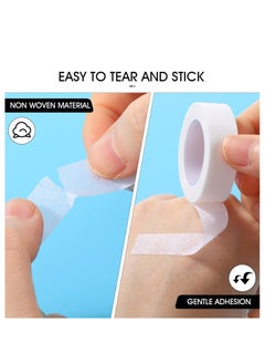 Oasisgalore 6 Rolls 0.5" x 10 Yards White Breathable Nose Tape, Self-Adhesive Gauze for Wounds, Swelling, Sports  - Image 3