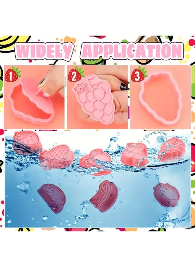 8 Pcs Fruit Cookie Cutter Set for Baking Grape Banana Strawberry Pineapple Watermelon Peach Cherry Apple - Image 5