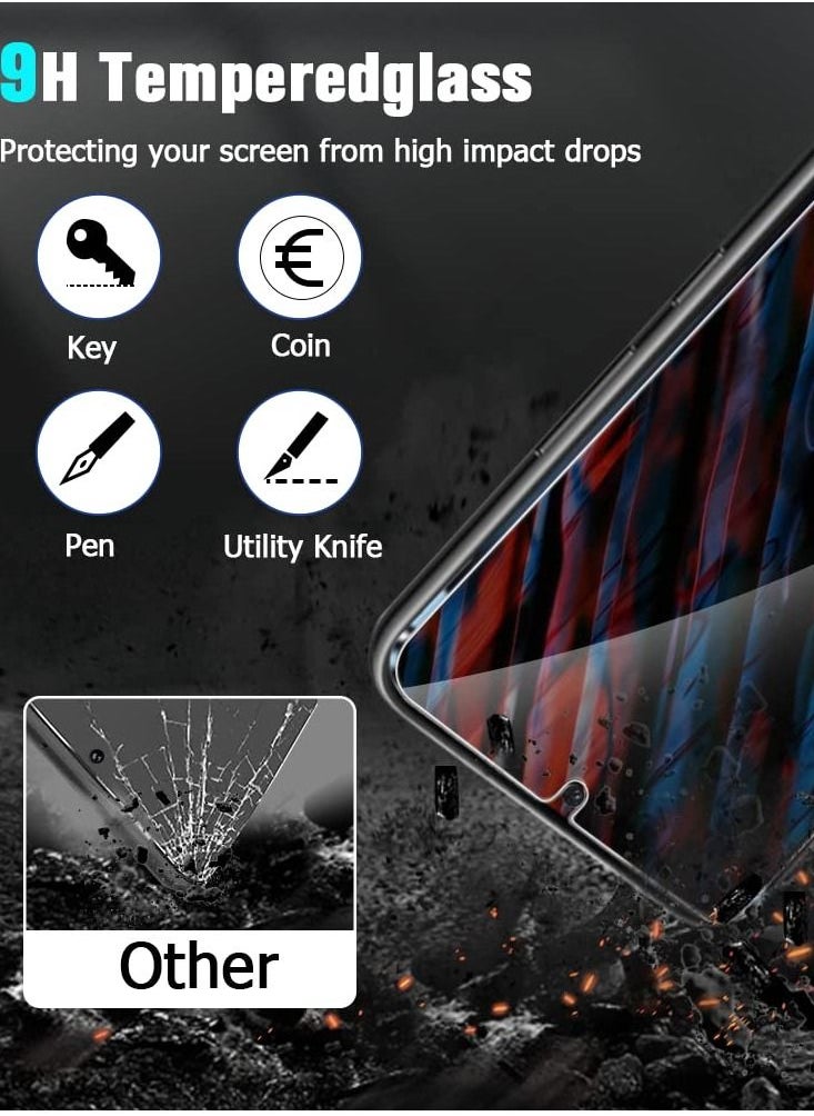 SYOSI Glass Screen Protector for Galaxy S23 and Camera Lens Film, 9H Hardness Full Coverage Anti-Fingerprints Support Fingerprint Unlocking for Samsung Galaxy S23  - Image 4