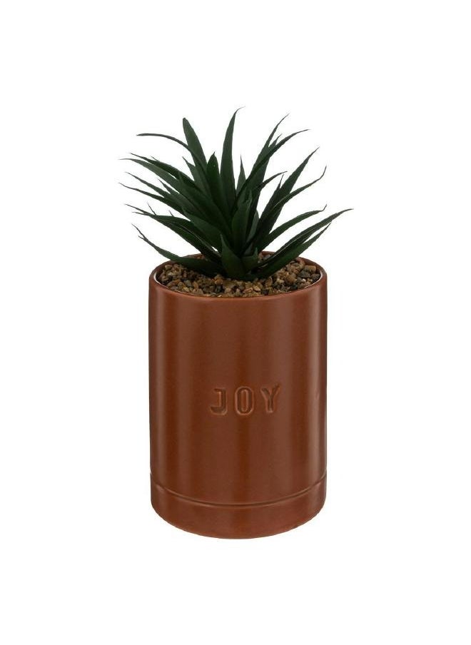 LOFT PLANT,POT,D9.5XH20CMS,GREEN,CERAMIC-196732D 