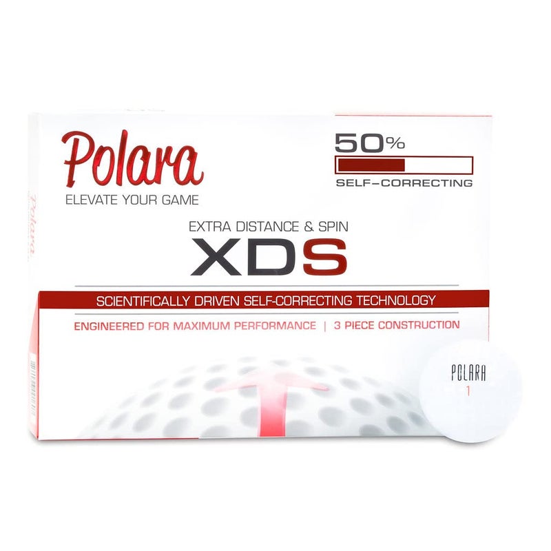 Polara Ultimate Straight Premium Golf balls | Hook and Slice Correction | Handicap Range 12+ | Perfect for Recreational Golfers | 1 Dozen (12-Balls) | 2pc Construction of Central Core and Outer Cover - Image 1
