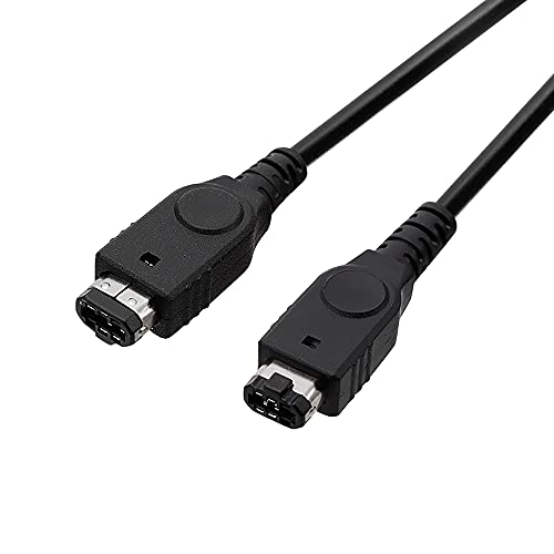 CSTESVN GBA SP Link Cable, 2 Player Game Link Cable Compatible with Nintendo Gameboy Advance SP/Gameboy Advance, 3.9Ft Black - Image 1