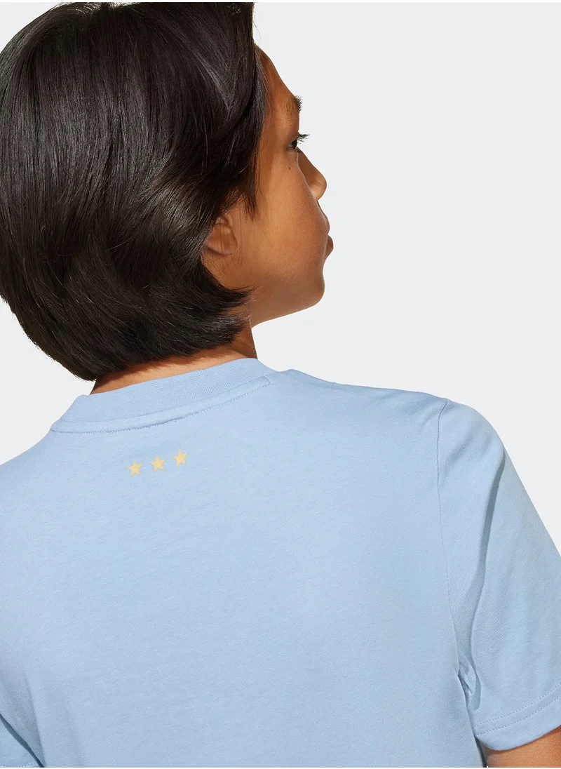Adidas Youth Argentina 50 Anniversary Dna T-Shirt