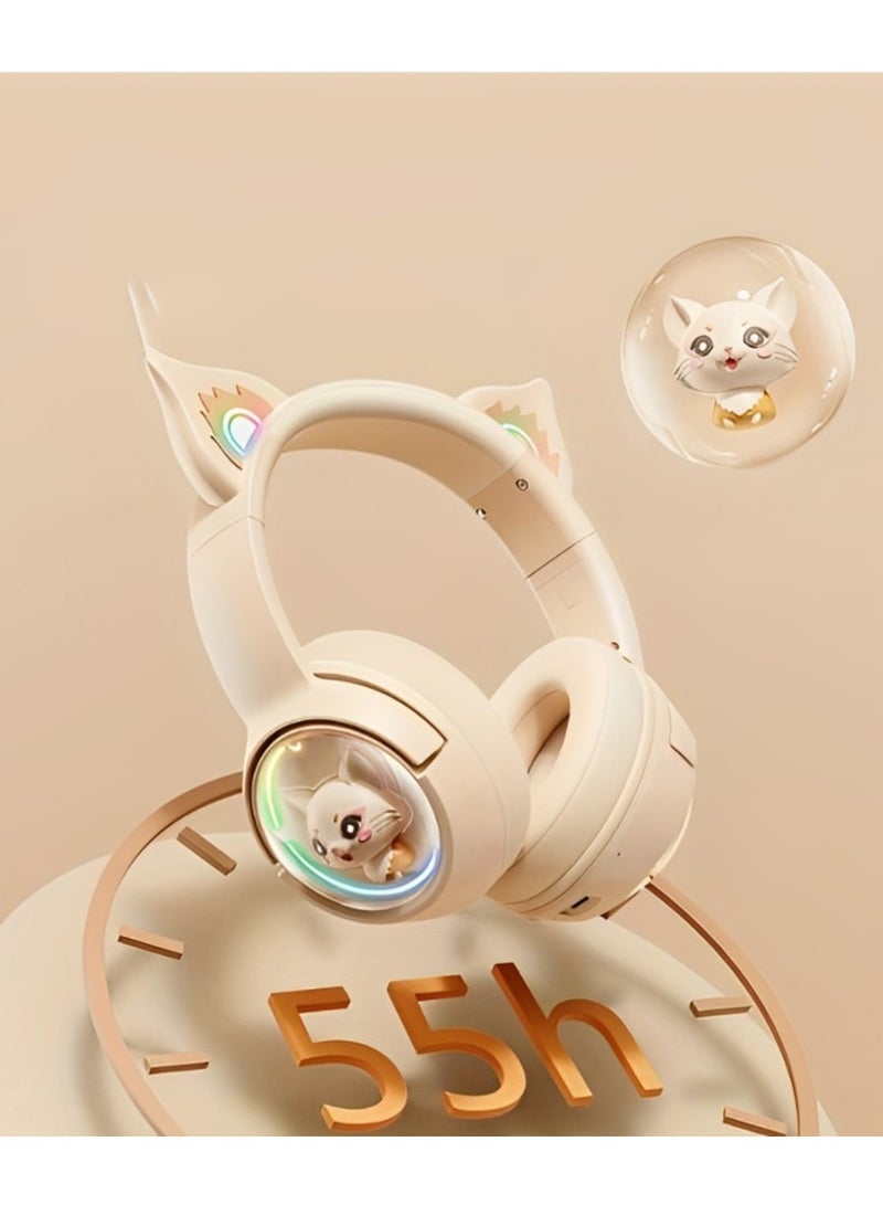 onikuma سماعة الألعاب اللاسلكية B5 مع إضاءة RGB - Image 2