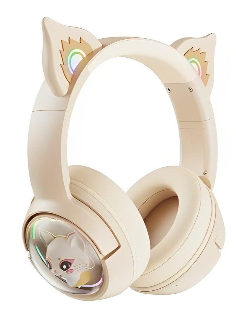 onikuma سماعة الألعاب اللاسلكية B5 مع إضاءة RGB - Image 5