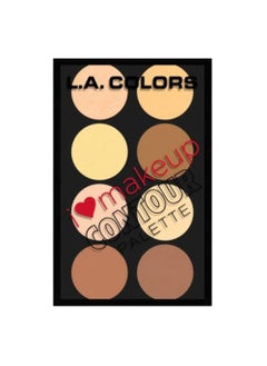 L.A. Colors L. A. COLORS I Heart Makeup Contour Palette - Light To Medium 