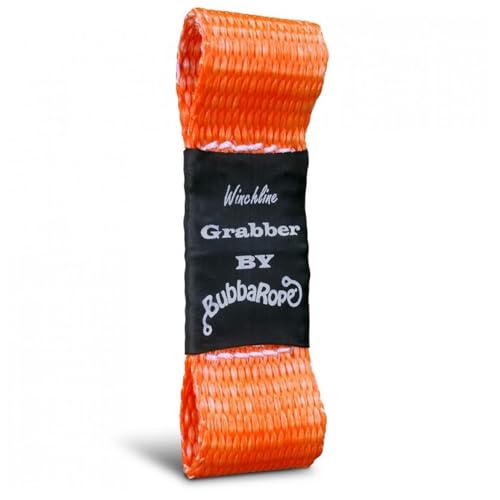 Bubba Rope 251610 The Grabber Synthetic Winch Line Attachment 1" x 3-3/4" Fit all brands in Orange, Accessory Ideal to attach any synthetic winch line to your winch drum - Image 4