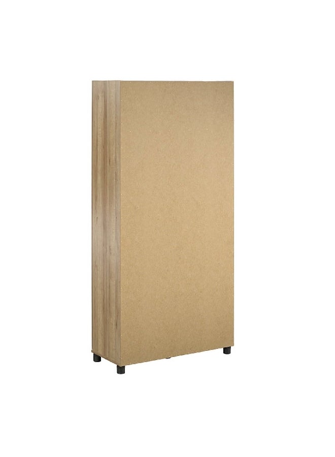 SystemBuild Evolution Lory 2-Door Framed Utility Cabinet Natural 74.31 x 35.68 x 15.38 Inch 2629348COM  - Image 2
