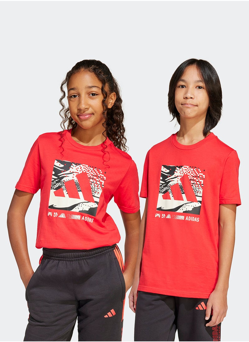 Adidas Youth Camo Graphic T-Shirt  - Image 2