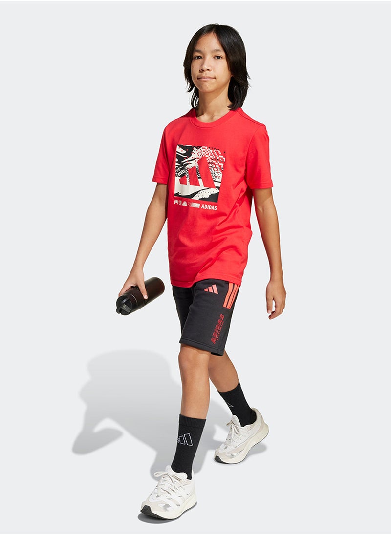 Adidas Youth Camo Graphic T-Shirt  - Image 5