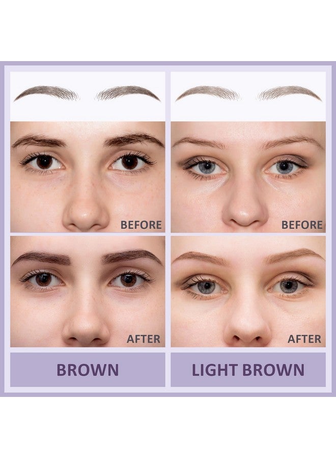يوكانبي أقلام حواجب UCANBE، 3 قطع للنساء، تتضمن قلم حواجب، 3 أنواع من الأطراف - تُشكل، تُحدد، تُملأ، ثنائية الجوانب، مكياج حواجب يدوم طويلًا، بني - Image 5