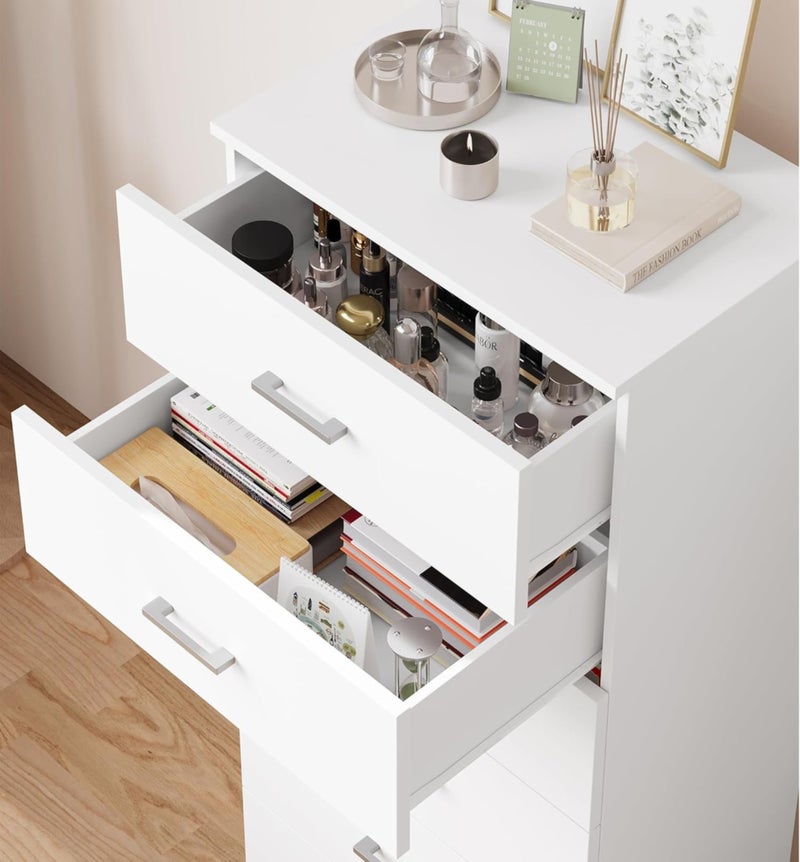 فرنتشر ستور وحدة ادراج مودرن ام دى اف - ارتفاع 114 سم - عرض 50 سم - عمق 42 سم ، من فرنتشر ستور. - Image 2