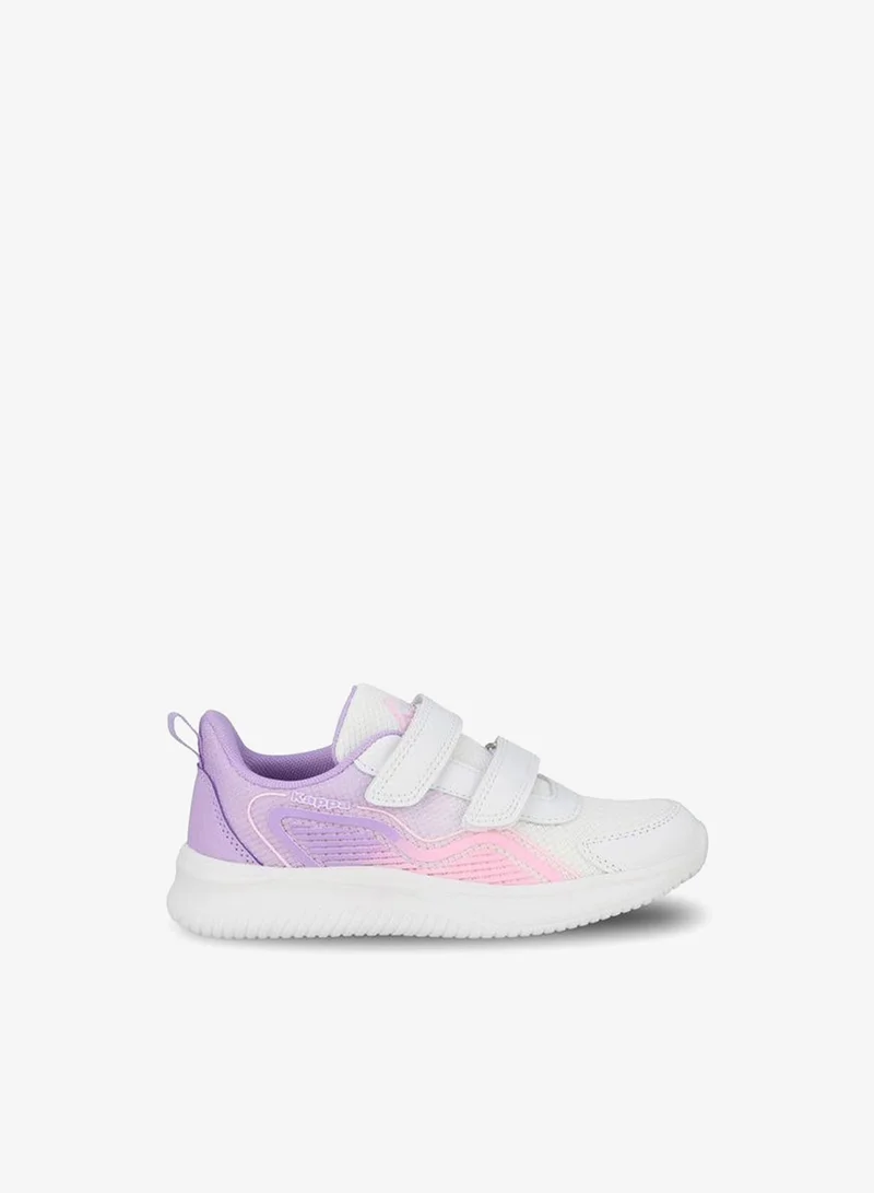Girls Panelled Hook & Loop Sports Shoes