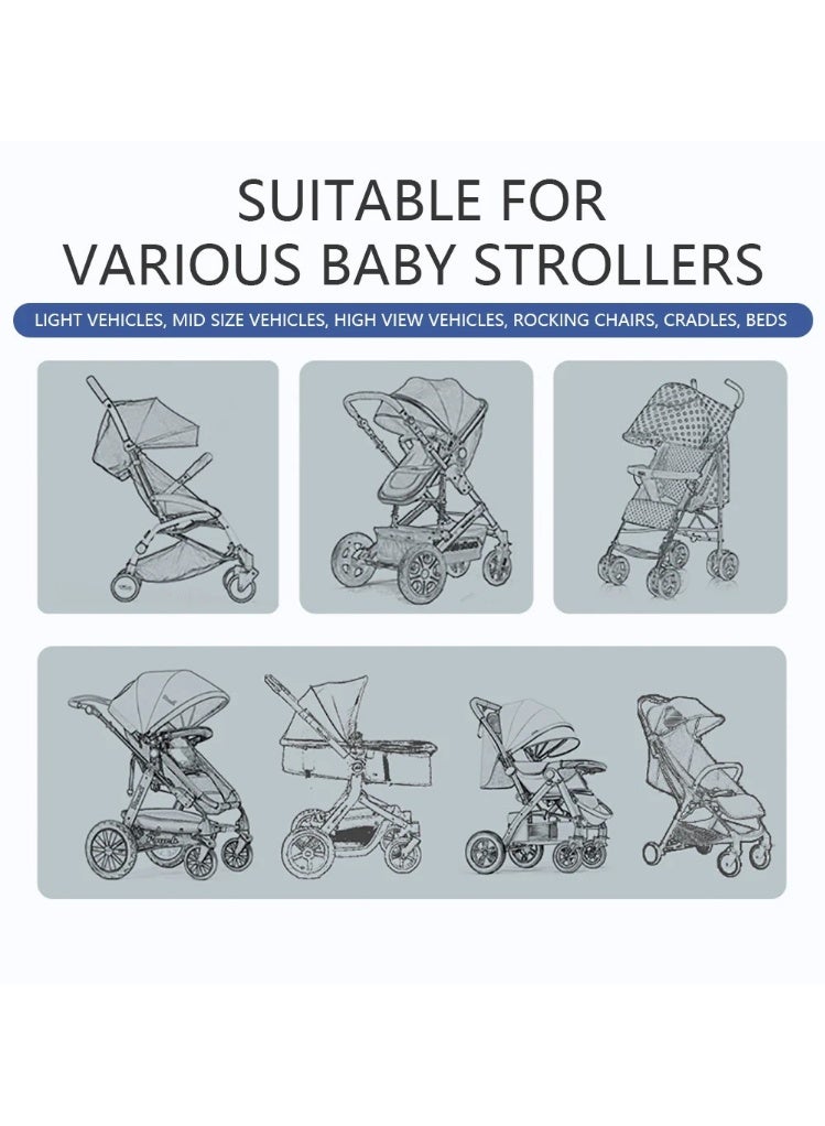 Mosquito Net For Baby Stroller Summer Pram Insect Shield Net - Image 4