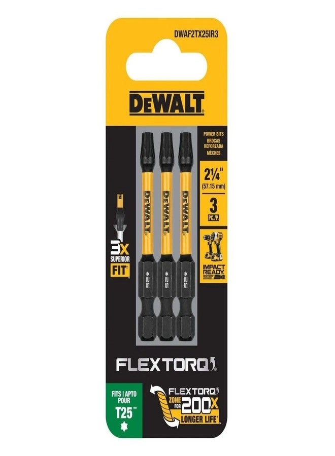 ديوالت مجموعة رؤوس مثقاب DW FLEXTORQ مقاس 2.25 بوصة لـ T25 - Image 5