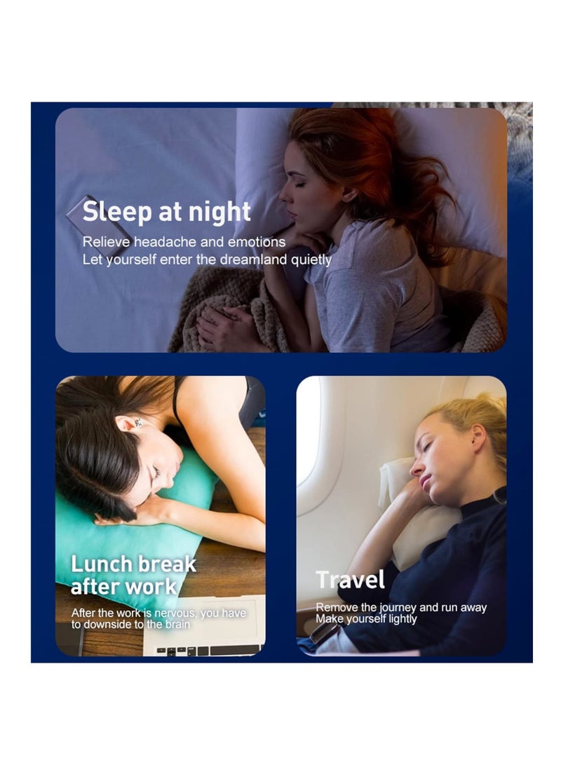 SYOSI Sleep Aid Device, Handheld Sleep Aid Device for Insomnia Relief, USB Charging - Handheld Microcurrent Sleep Aid Machine, Sleep Instrument for Insomnia & Anxiety Relief, Improve Sleep(Silver) - Image 5