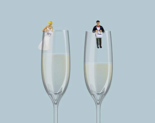 NPW-USA NPW61307 NPW Cocktail/Wine Glass Markers, Happy Couple - Image 5