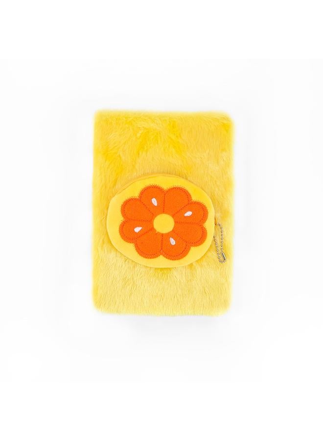 Bluejw Cross-border Fruit Plush Notebook Children's Hand Ledger Pineapple Strawberry Orange Kiwi Diary Notepad - Image 1