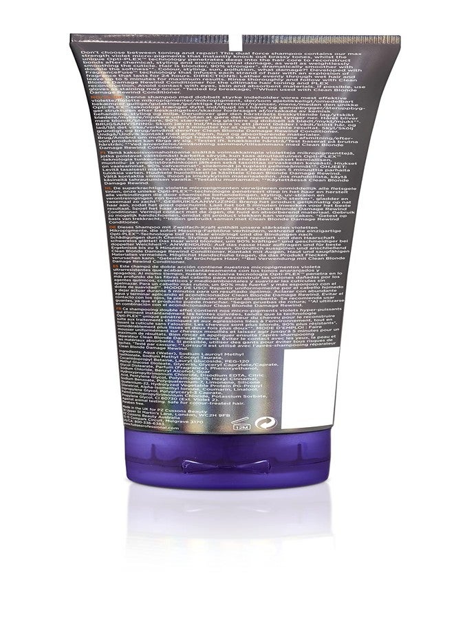 Fudge Clean Blonde Damage Rewind Violet-Toning Shampoo 8.4 oz - Image 2