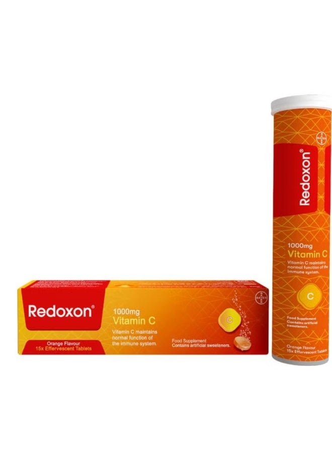 Redoxon Vitamin C Effervescent tablets, Pack of 15's