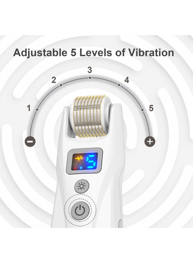 CLETINA Bioroller G5 Derma Roller Microneedle Roller 0.25mm Micro Needling Roller 540 Titanium Microneedling Skincare Tools for Man & Women - Image 4