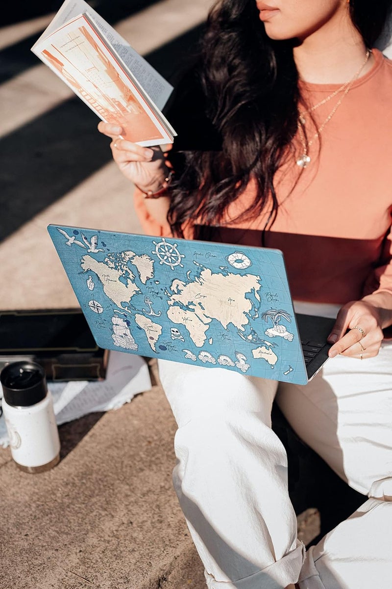 AtOdds Laptop Skin Sticker | Compatible for 16 inch Laptop - Notebook - MacBook | Bubble Free Application | Scratchproof Matte Finish | Full Body Coverage (Design-16) - Image 3