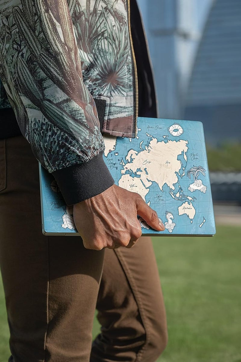 AtOdds Laptop Skin Sticker | Compatible for 16 inch Laptop - Notebook - MacBook | Bubble Free Application | Scratchproof Matte Finish | Full Body Coverage (Design-16) - Image 2