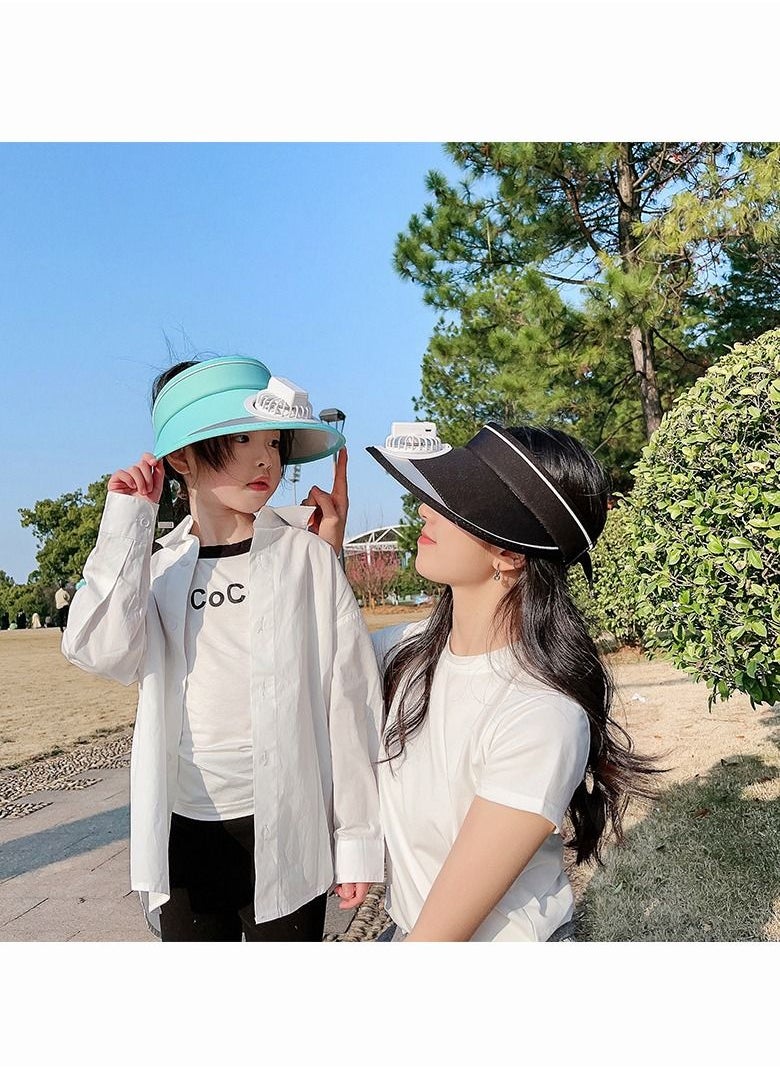 Generic Summer Sport Outdoor USB Fan Sun Hat Cap Cool Fan for Cycling  - Image 3