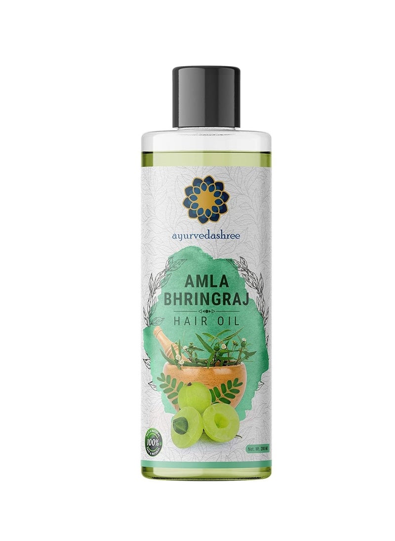 Hair Oil, 200 ml with Amla , Bhringraj , Brahmi , Methi , Shikakai , Neem , Henna , Pine , Clove , Eucalyptus & Citronella Oil - pzsku/Z9801C8AB217371B1F92DZ/45/_/1737461594/2f2b8220-93bd-4e2c-a6de-f55035b4f8c4