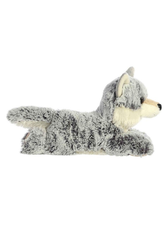 Aurora® Adorable Mini Flopsie™ Winter Wolf™ Stuffed Animal - Playful Ease - Timeless Companions - Gray 8 Inches - Image 3