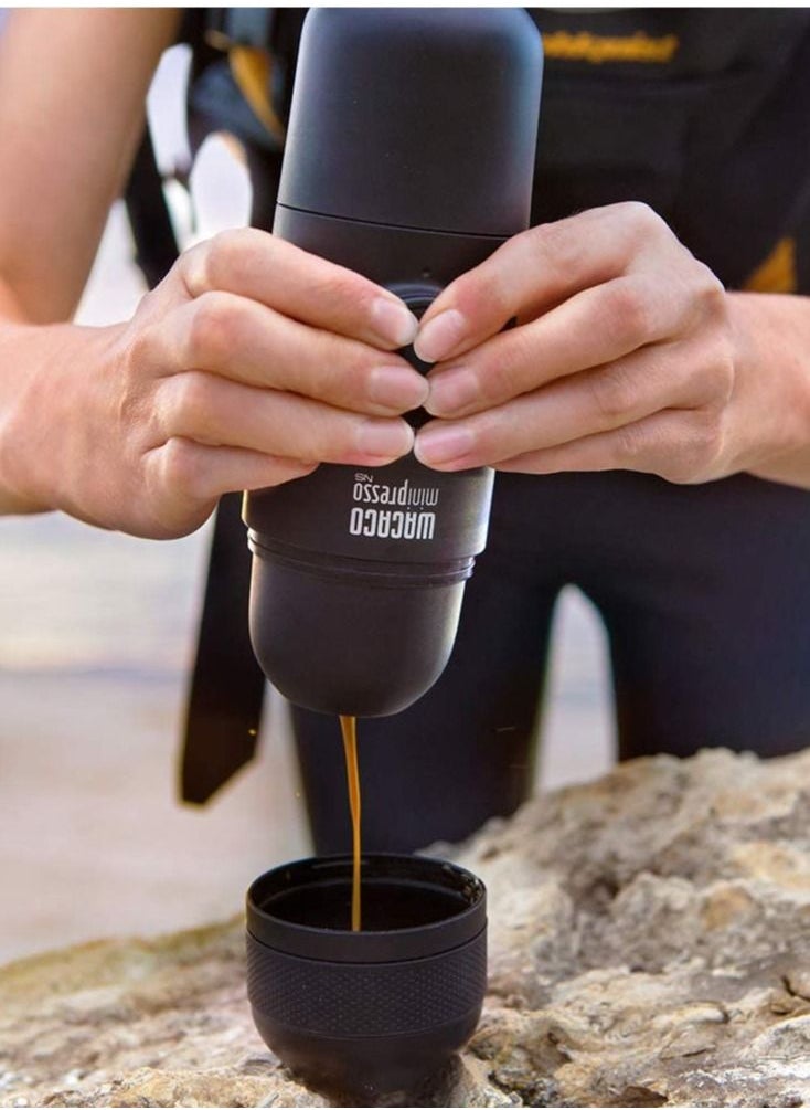 WACACO - Wacaco Minipresso NS, Portable Espresso Machine, Compatible Nespresso Original Capsules and Compatibles, Travel Coffee Maker, Manually Operated from Piston Action - Image 1