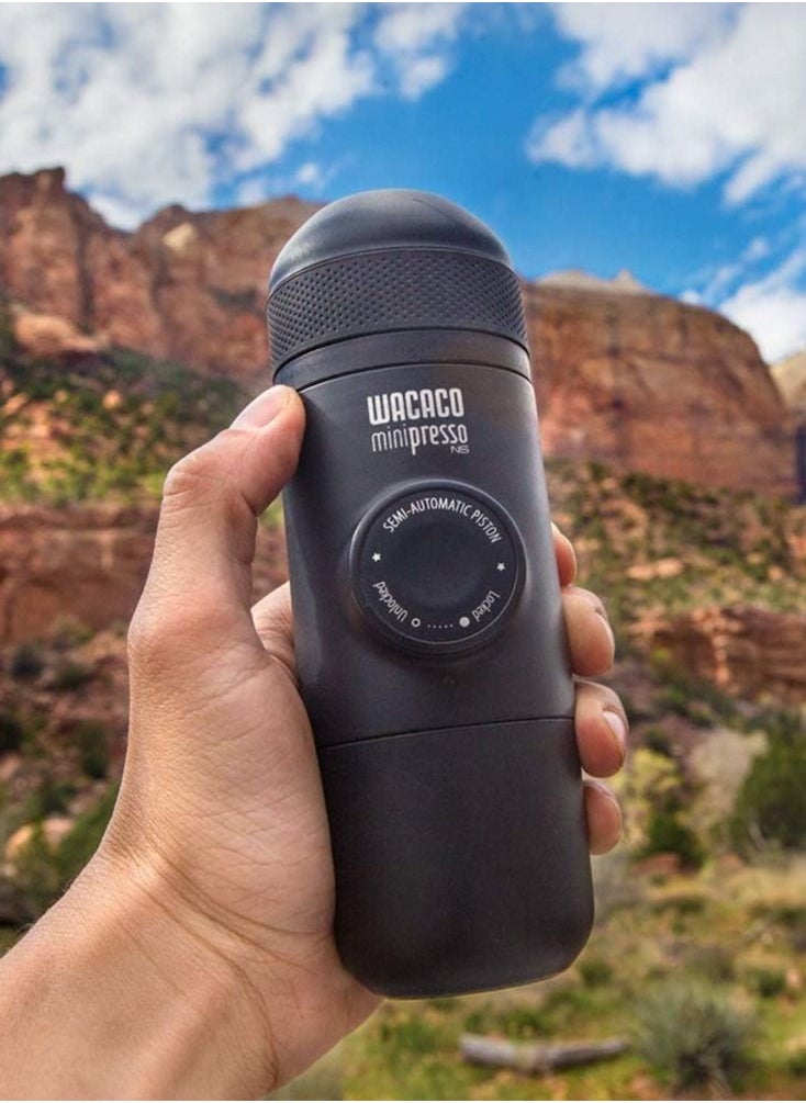 WACACO - Wacaco Minipresso NS, Portable Espresso Machine, Compatible Nespresso Original Capsules and Compatibles, Travel Coffee Maker, Manually Operated from Piston Action - Image 1