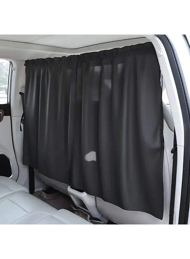 Car Front and Rear Seat Privacy Sunshade Curtain Set with Side Sunshades Sun Protection Heat Insulation Car Window Curtain for Vehicle Interior - Image 3