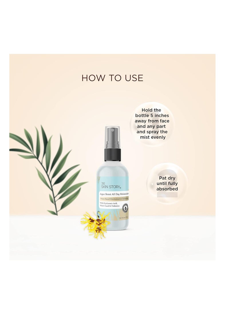 Skin Story Clean Beauty The Skin Story Liquid Moisturizer for Oily Skin Water Based Moisturizer Fast Absorbing Light Weight Moisturiser for face  - Image 2