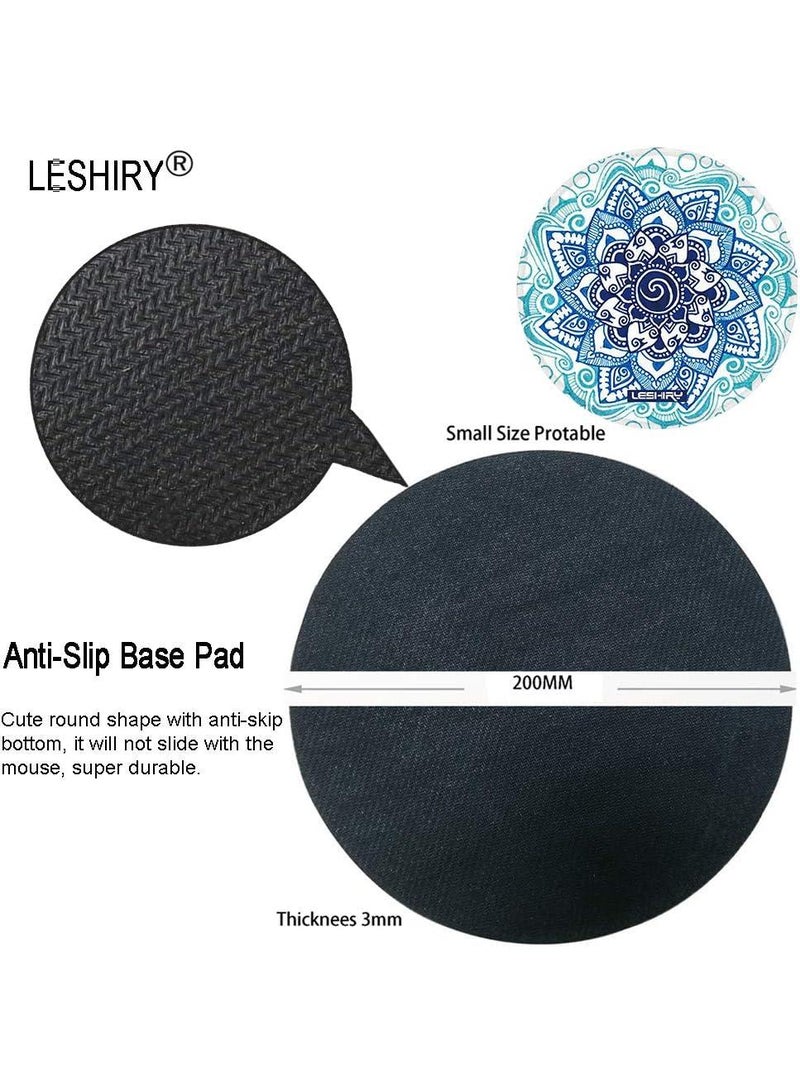 Y&D 30x30x0.2cm Flat Round Rubber Cartoon Mouse Pad - Image 3