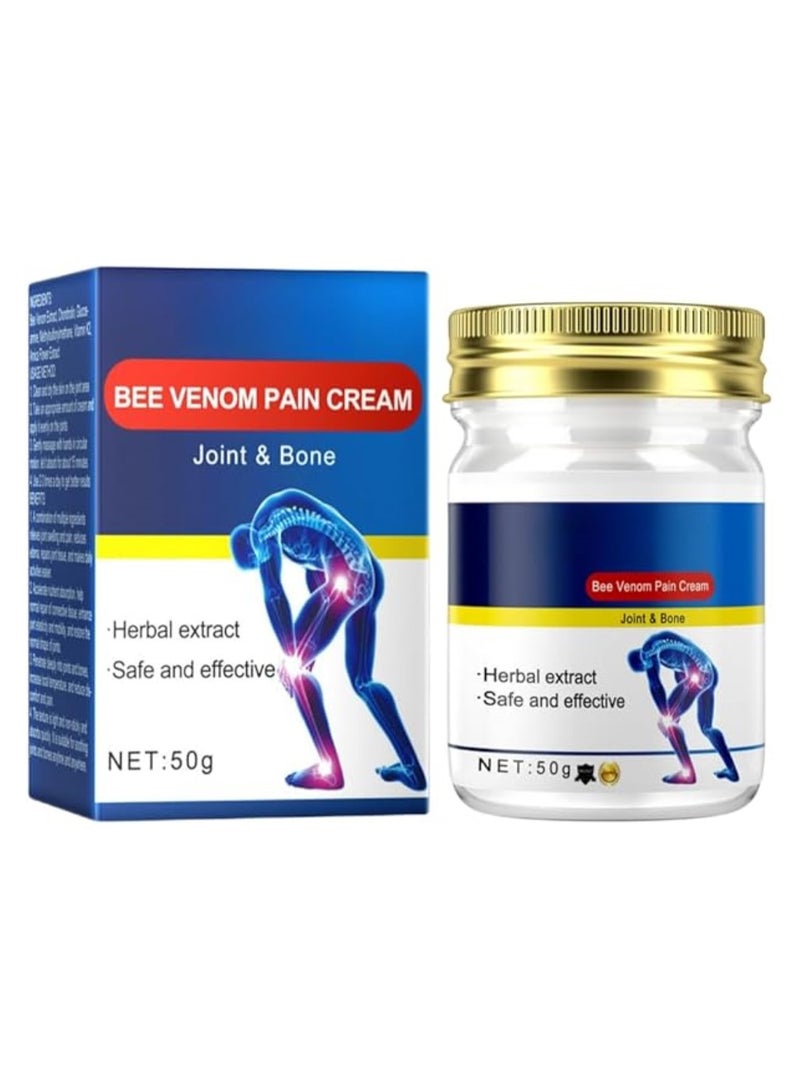 ximonth Bee Venom Joint and Bone Pain Healing Cream, Bee Venom Pain Ointment, Fivfivgo Bee Venom Gel for the Treatment of Joints and Bones - Image 2