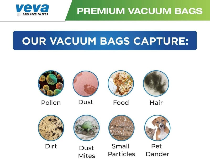 VEVA 30 Pack Type Y Vacuum Bags for Hoover WindTunnel Upright Vacuum Cleaners, Style Y, Z, Premium Vacuum Bags Model 4010100Y - Image 5