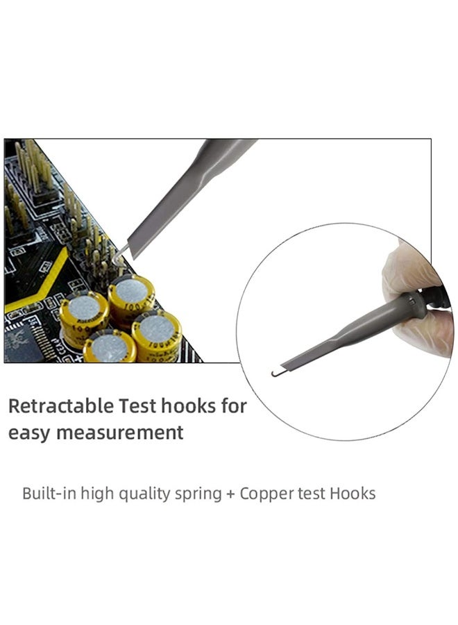 2 Pcs Universal 100Mhz Oscilloscope Clip Probes With Accessories Kit 1X 10X