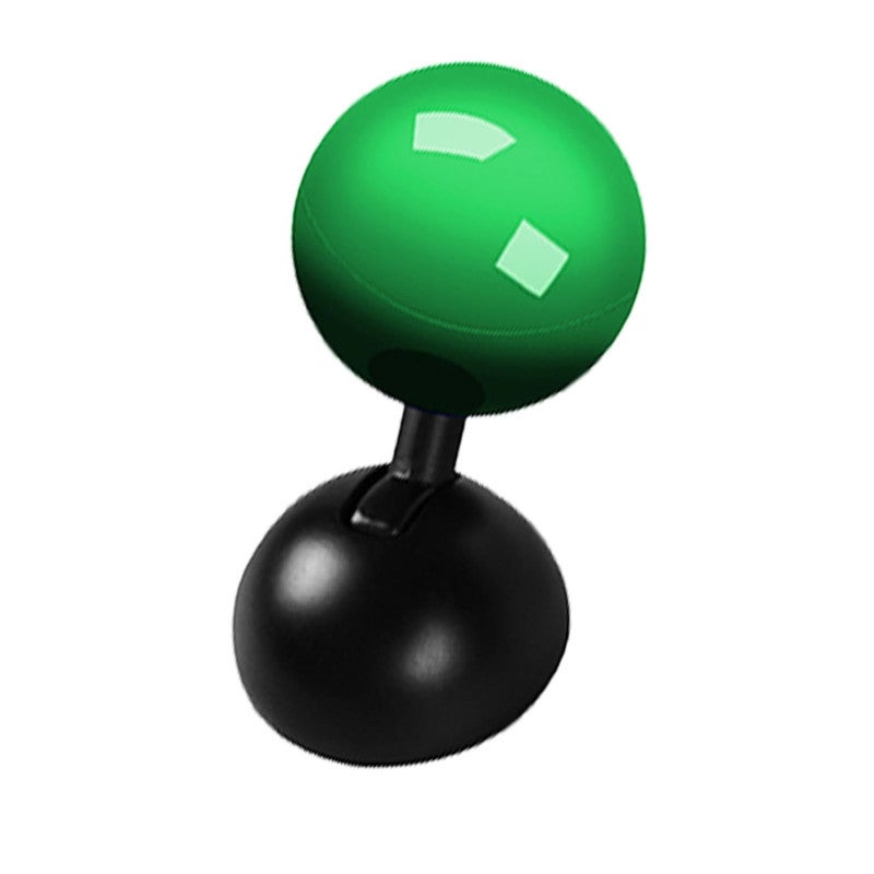 Push Start Button Cover 41mm Green Zinc Alloy - Fade-resistant Luxury Retro Design Car Push to Start Button Rocker for Most Vehicle Interiors, Computer Hosts and Electrical Switches - Image 1